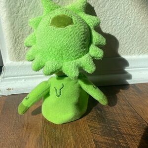 Green Plush Rick and Morty, Collectible, Perfect for Fans and Unique Gift idea